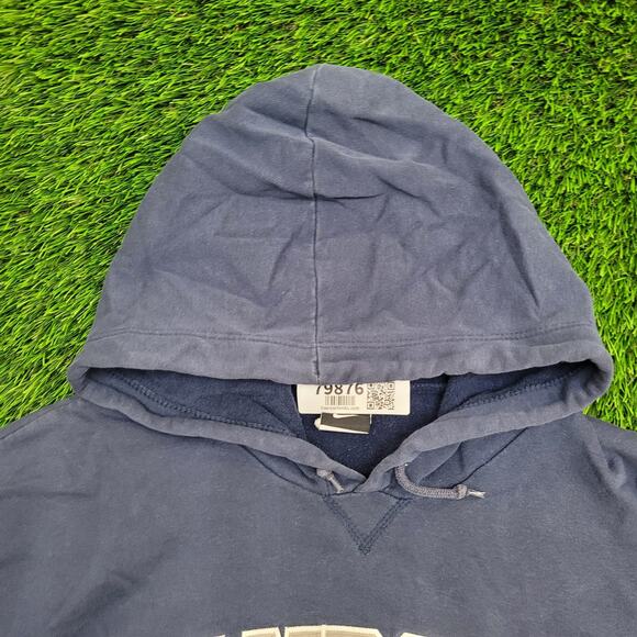 Sanborn Football Hoodie Large 26x25 Oversized Boxy Sun-Faded - Picture 12 of 15
